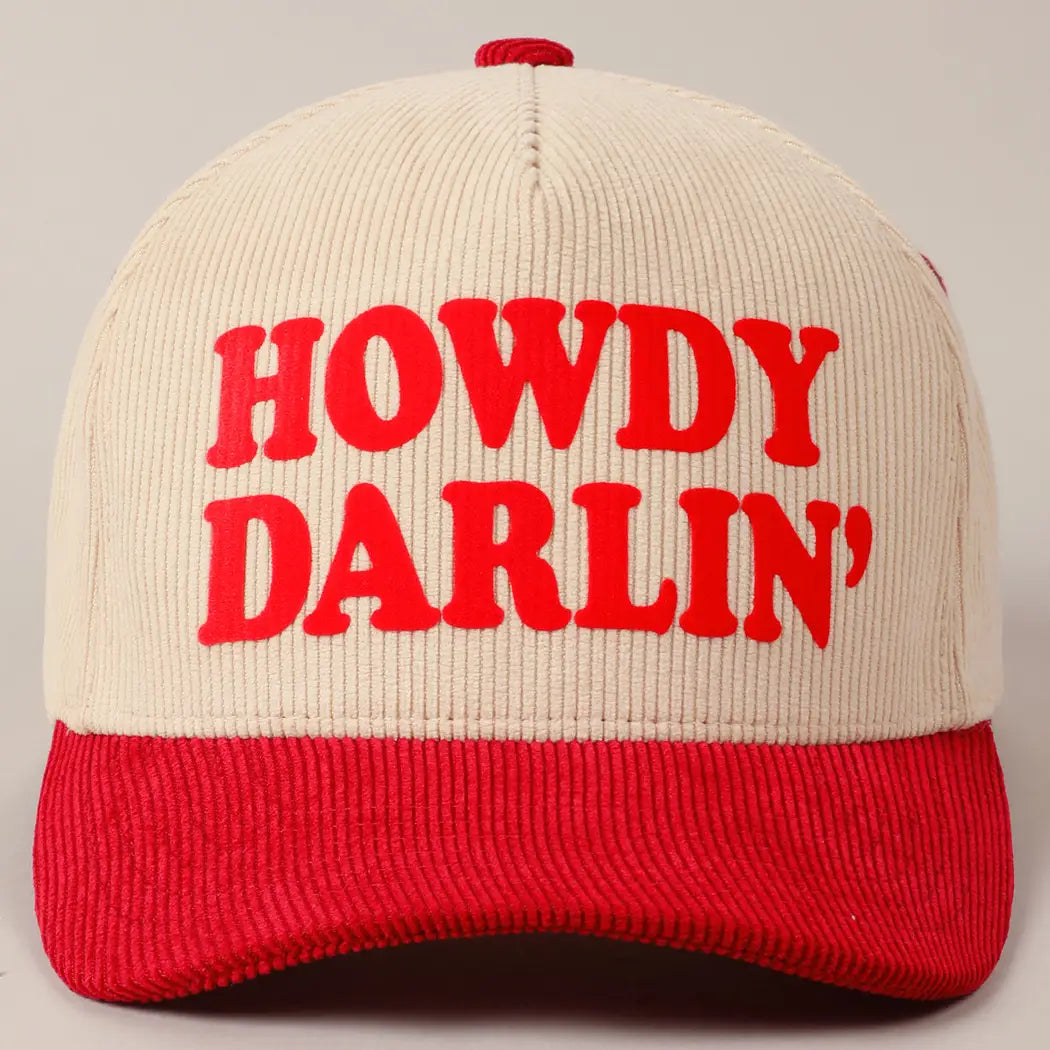 Howdy Darlin' Two Tone Corduroy | Cap