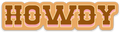Howdy Sticker
