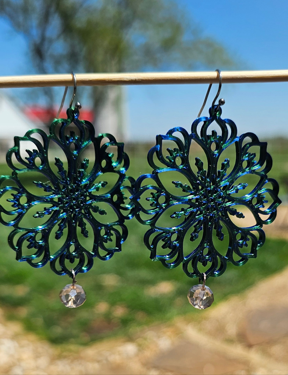 3D Print Boho Earrings Made in America by Baha Ranch Western Wear - product image 4