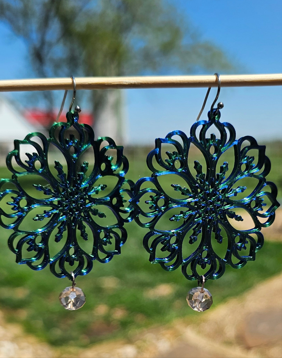 3D Print Boho Earrings Made in America by Baha Ranch Western Wear - product image 3