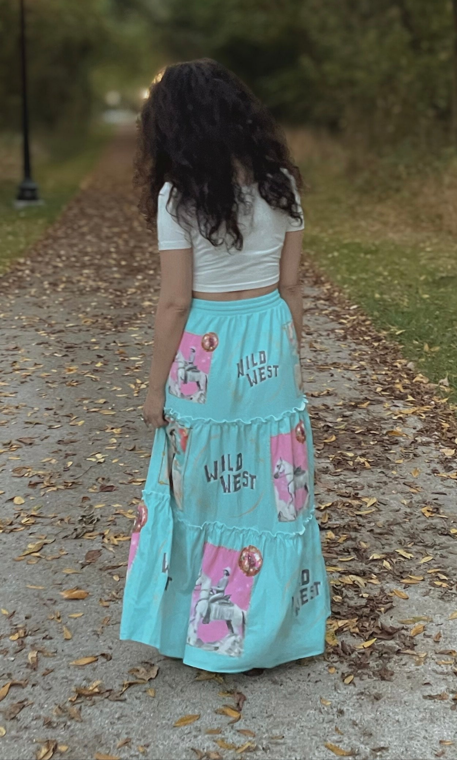 Baha Ranch Retro Pop Western Prairie Maxi Skirt by Baha Ranch Western Wear - product image 3