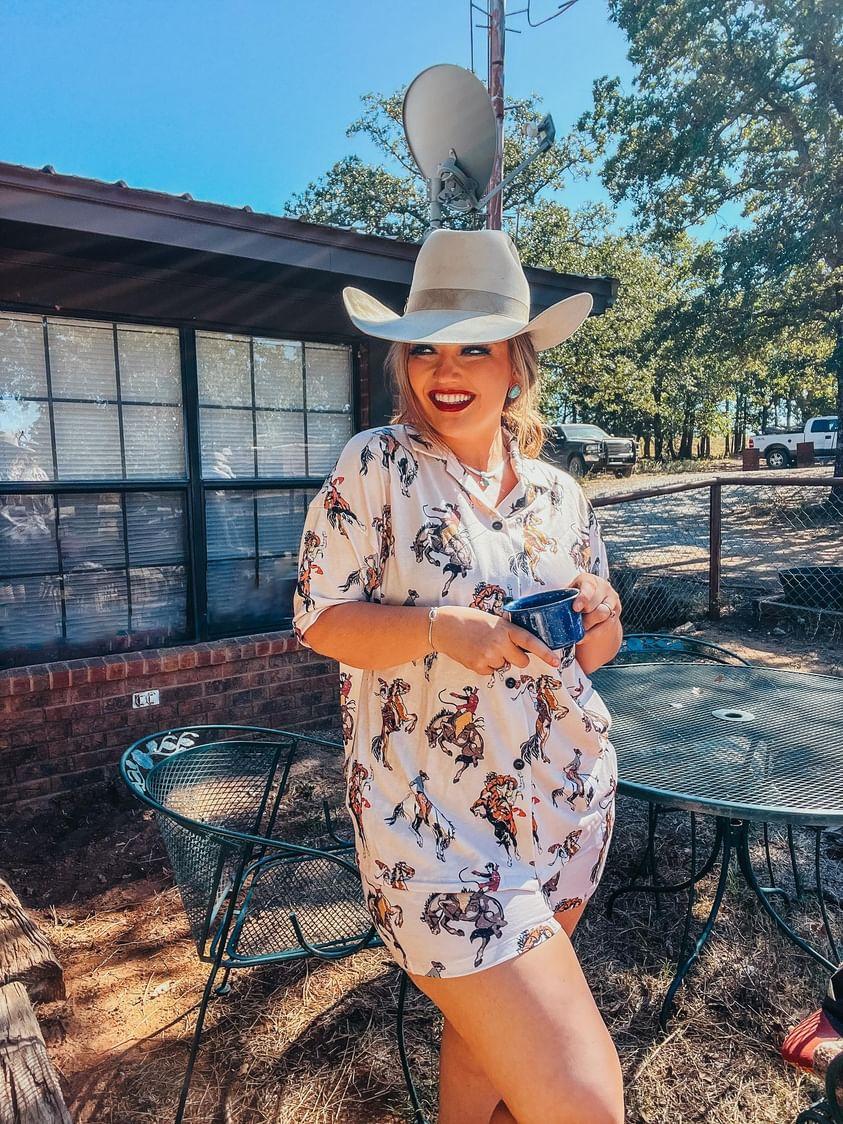 Baha Ranch Vintage Cowgirl Women's Western Pajama Set by Baha Ranch Western Wear - product image 9