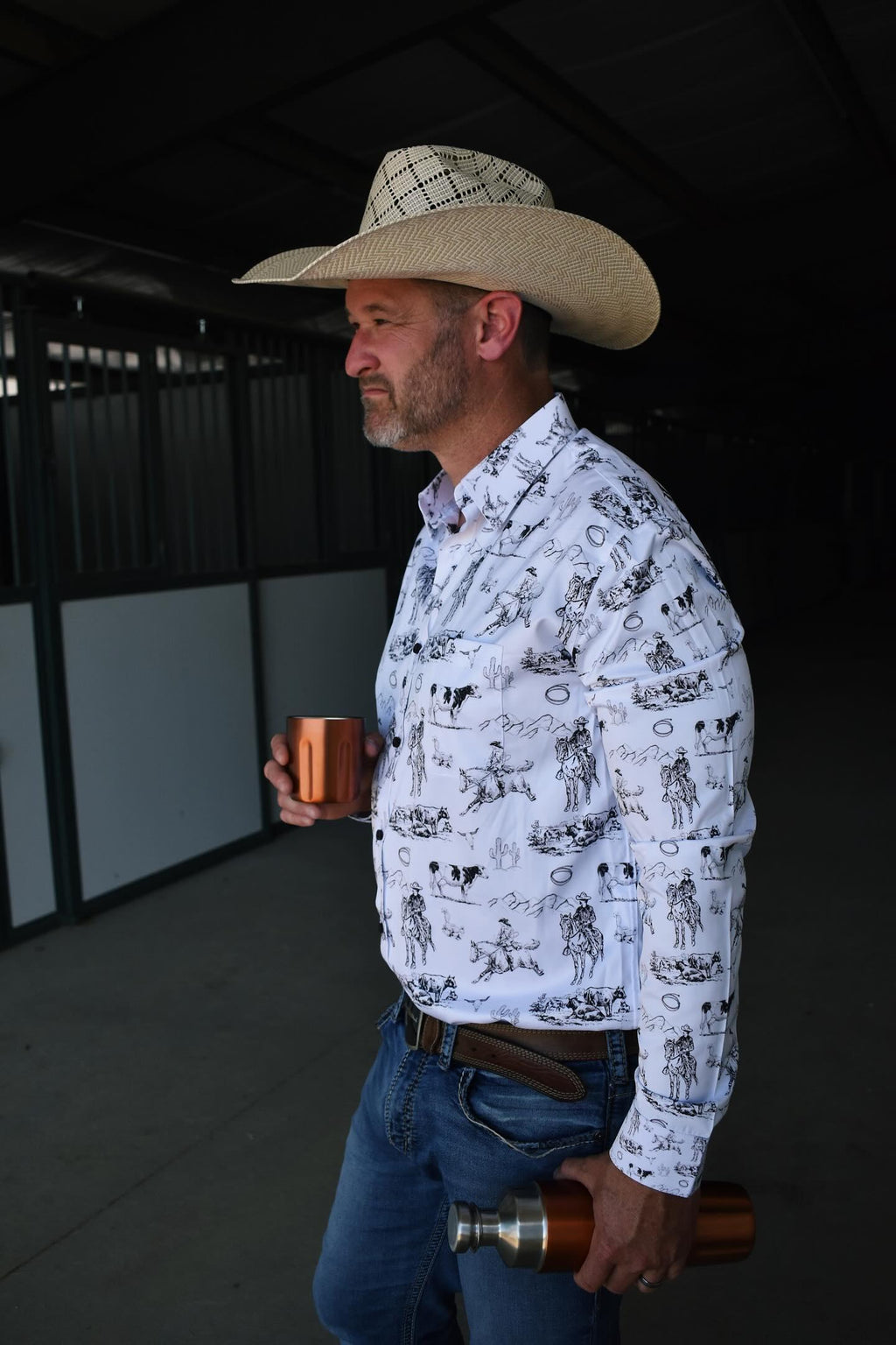 Baha Ranch Ranch Life Unisex Western Button Up Shirt by Baha Ranch Western Wear - product image 11