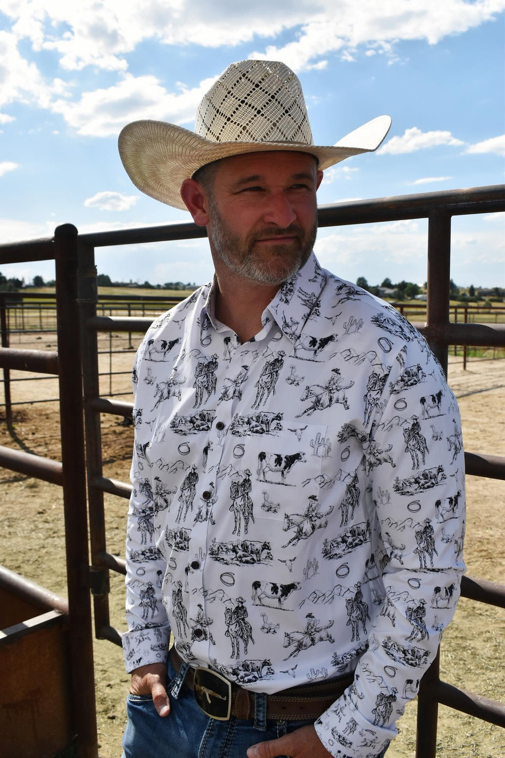 Baha Ranch Ranch Life Unisex Western Button Up Shirt by Baha Ranch Western Wear - product image 8