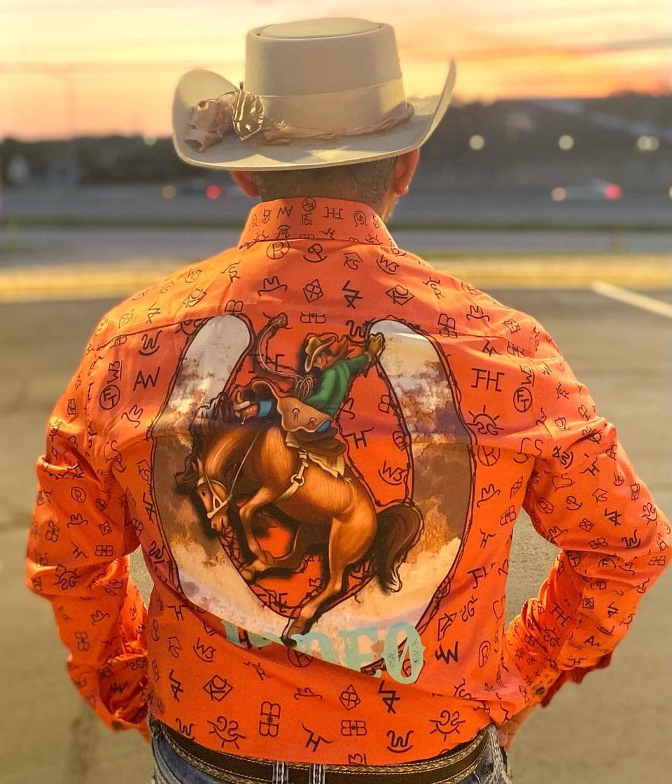 Baha Ranch Rust Brands Unisex Western Button Up Shirt by Baha Ranch Western Wear - product image 11