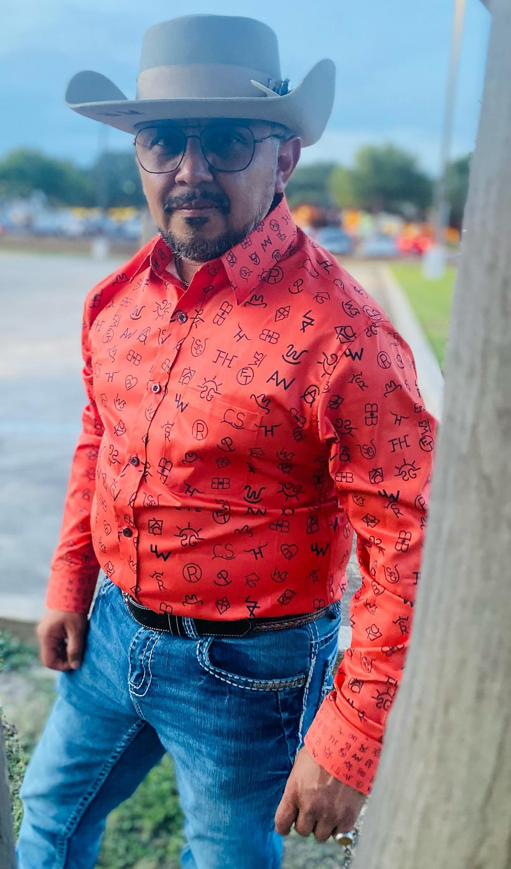 Baha Ranch Rust Brands Unisex Western Button Up Shirt by Baha Ranch Western Wear - product image 9