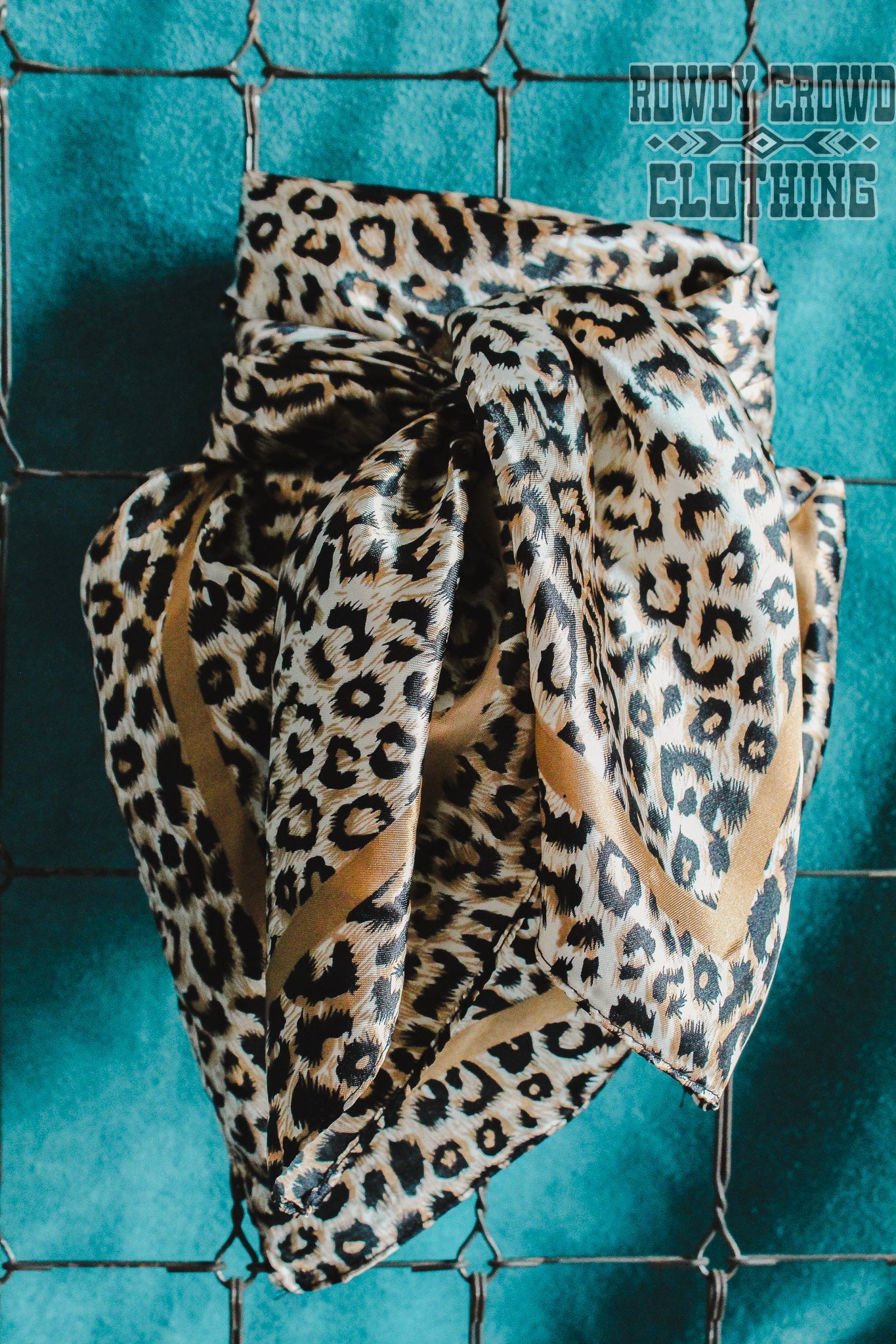 DS Liberty Leopard Wild Rag/ Scarf by Rowdy Crowd Clothing - product image 3