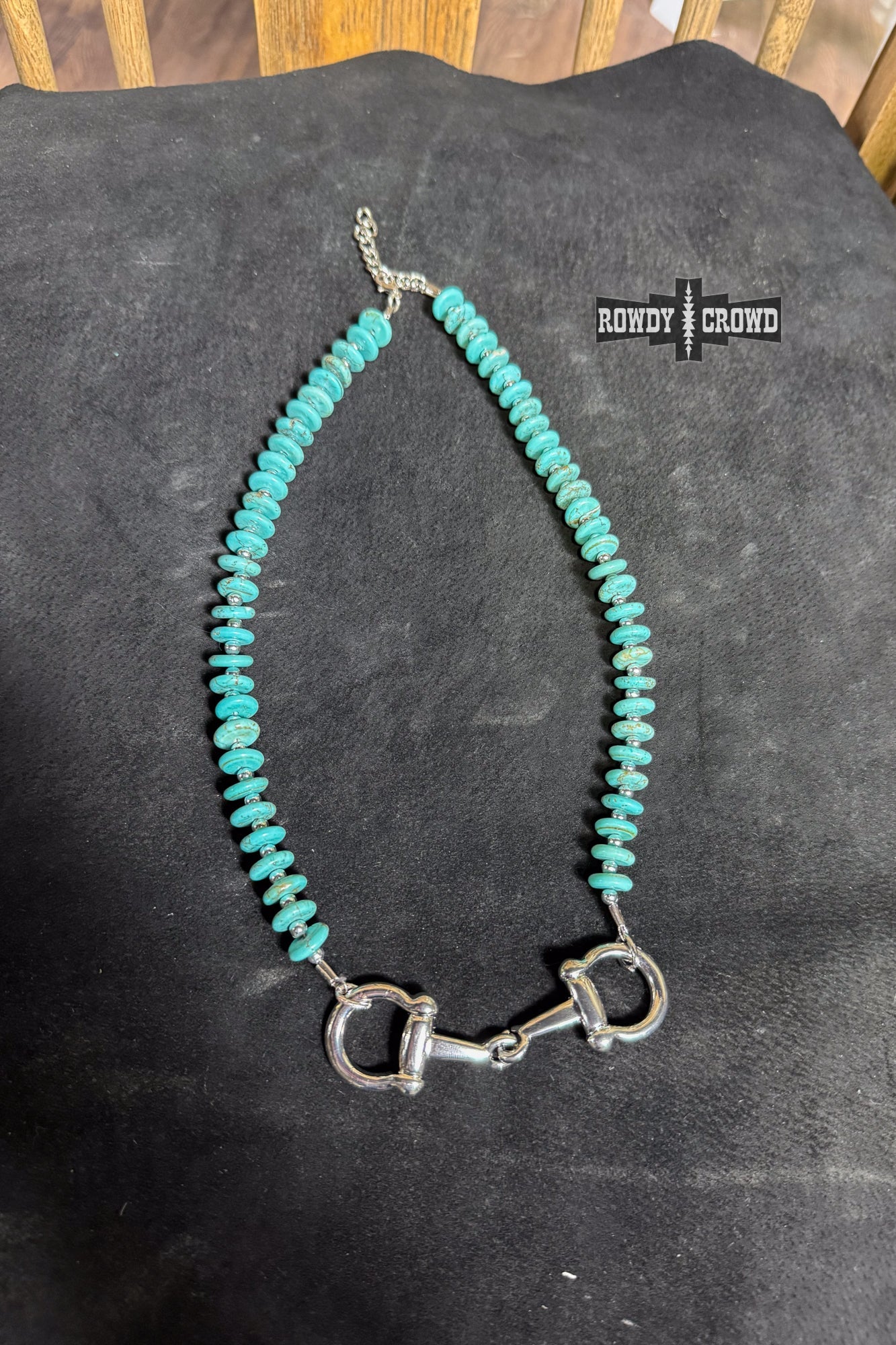 DS Buckin' Bit Necklace by Rowdy Crowd Clothing - product image 4