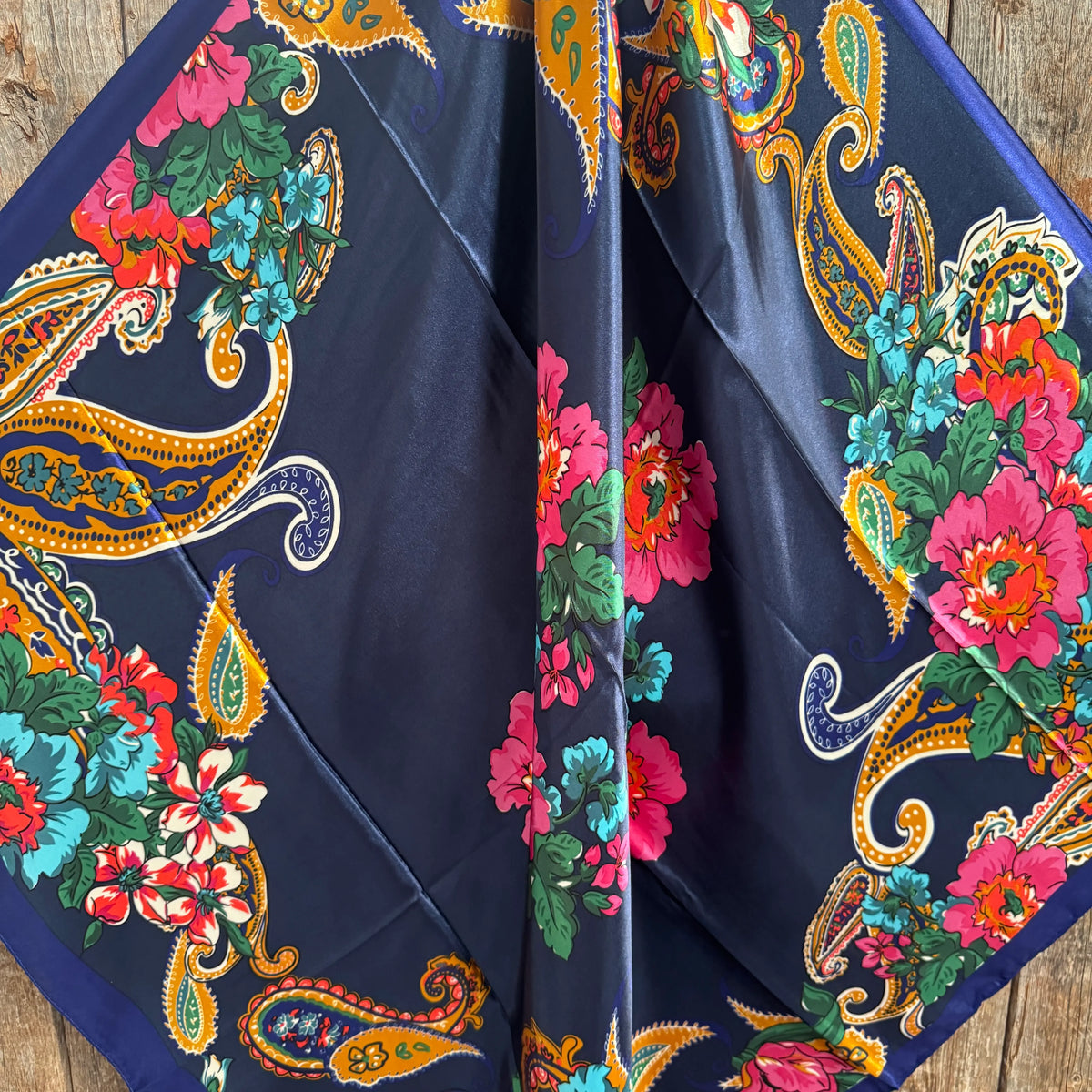Colorful Paisley Wild Rag - Western Scarf