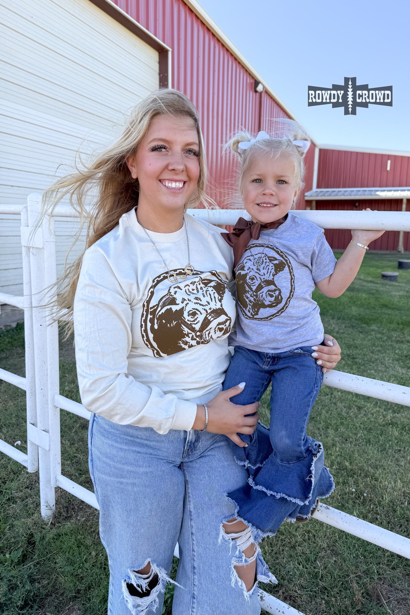 DS KIDS Happy Hereford Tee- BROWN by Rowdy Crowd Clothing - product image 2