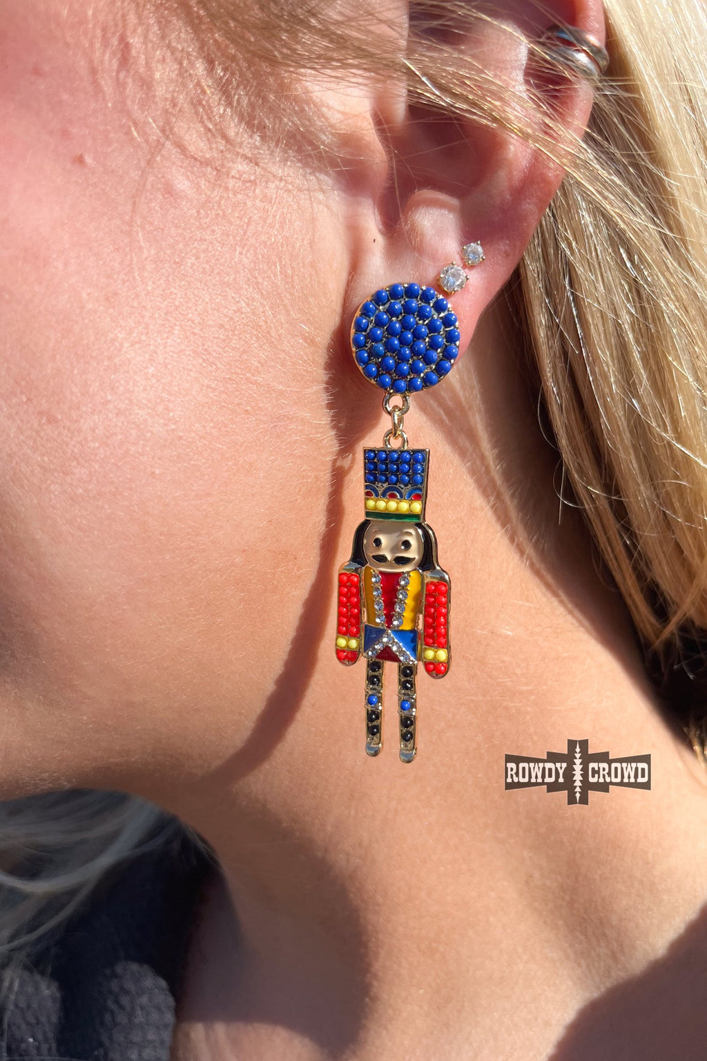 DS Holly Jolly Earrings by Rowdy Crowd Clothing - product image 3