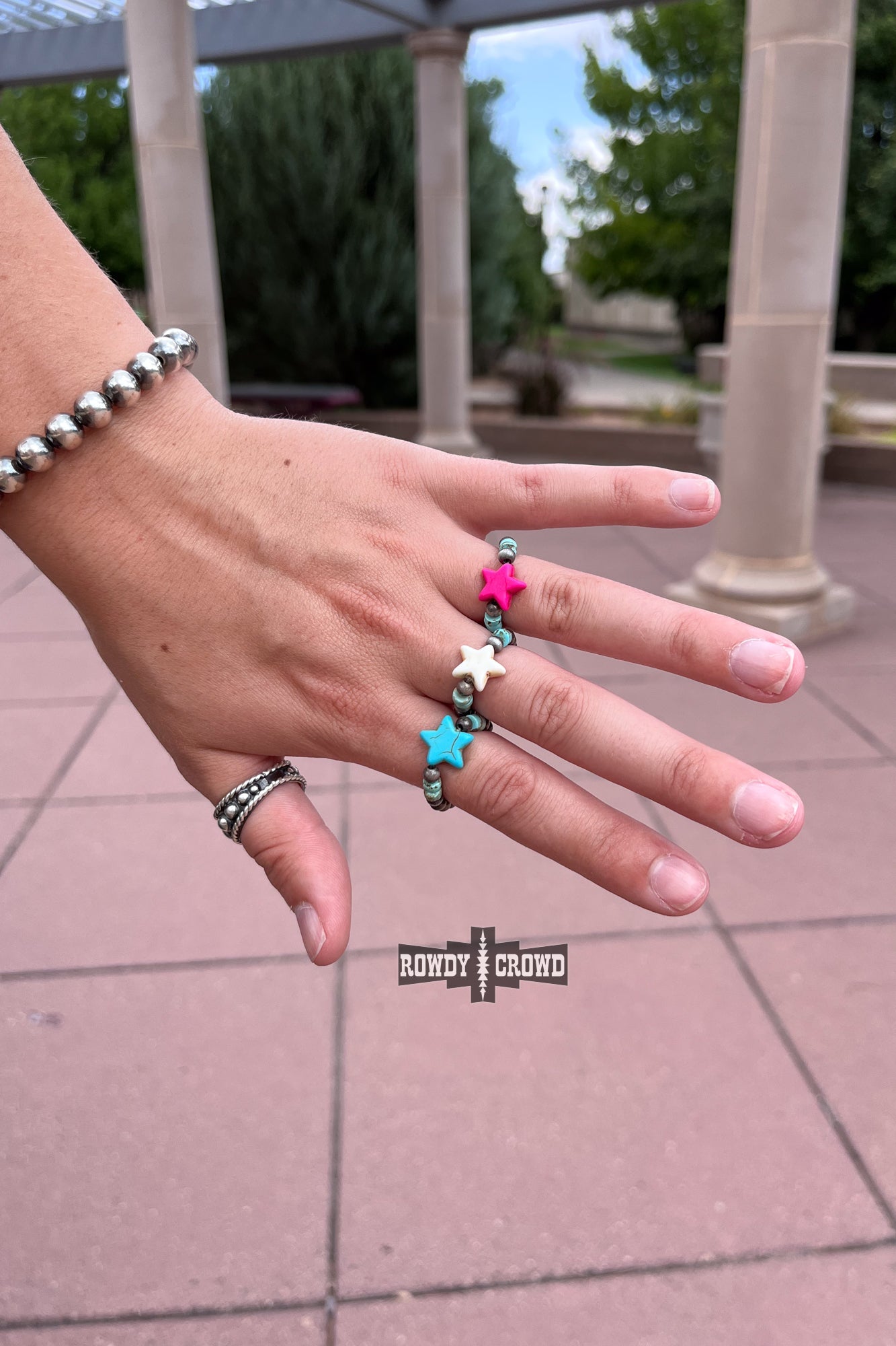 DS Stardust Stretchy Rings by Rowdy Crowd Clothing