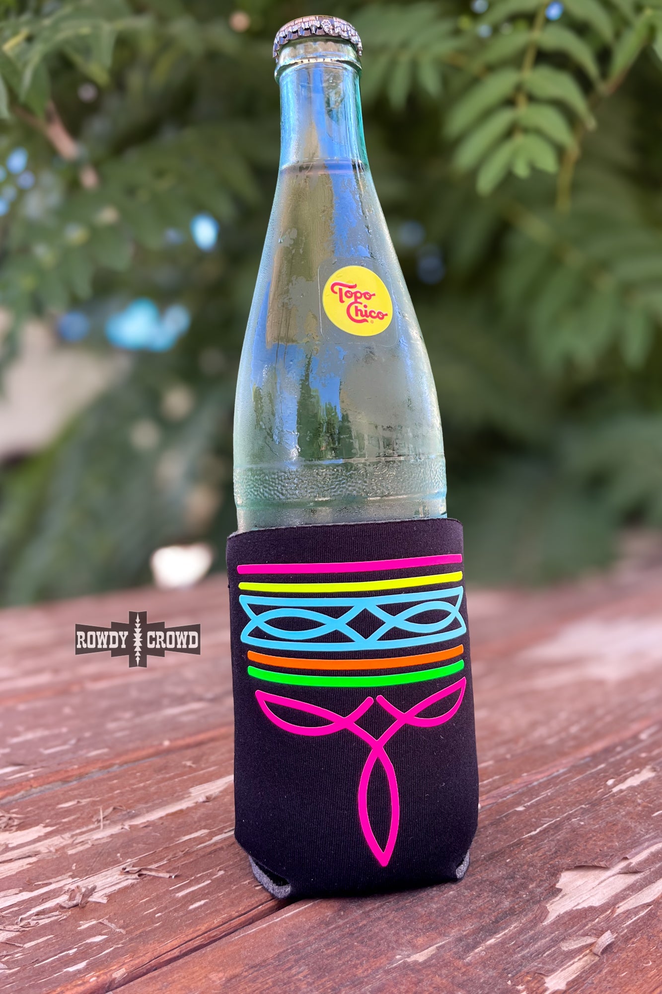DS Neon Boot Stitch Koozie by Rowdy Crowd Clothing