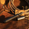 Damascus Rollerball Capped Pen with Full Forged Body