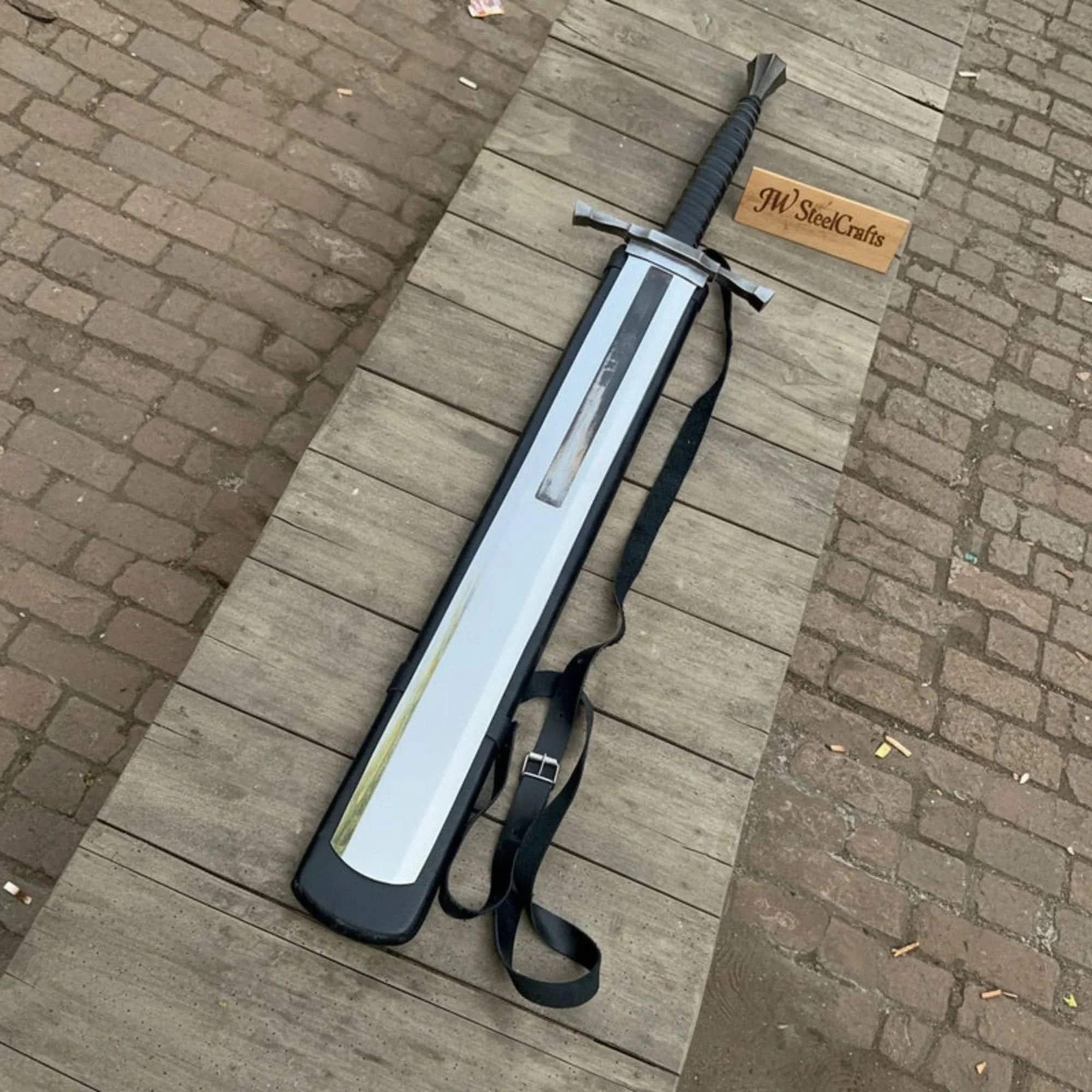 Dragon Slayer Inspired Greatsword Replica 37- 40”+ Slab Blade Berserk Anime Cosplay Sword