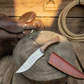 Professional Carving Knife 6 Inch Blade Wooden Handle Tool