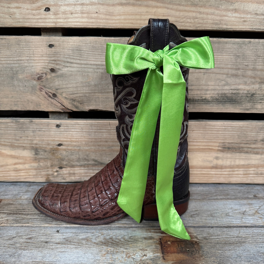 Light Green Western Skinny Mini Wild Rag Scarf / Cowgirl Necktie #TW305