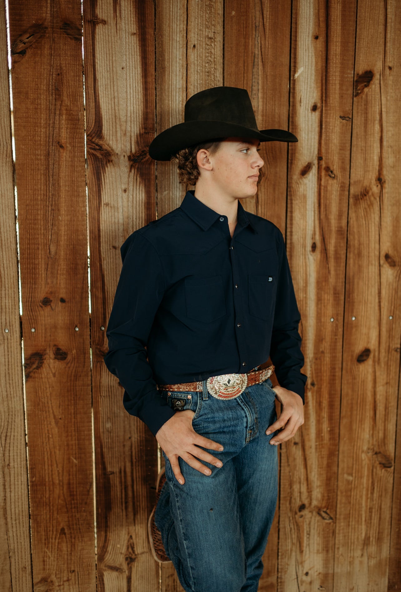 Navy Men's Breeze Performance Shirt — view 2