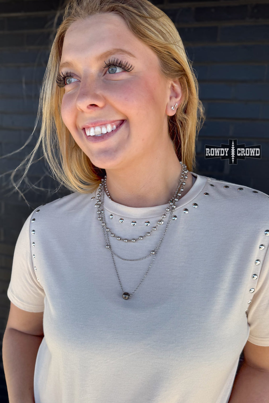 DS Silver Filly Necklace by Rowdy Crowd Clothing - product image 2
