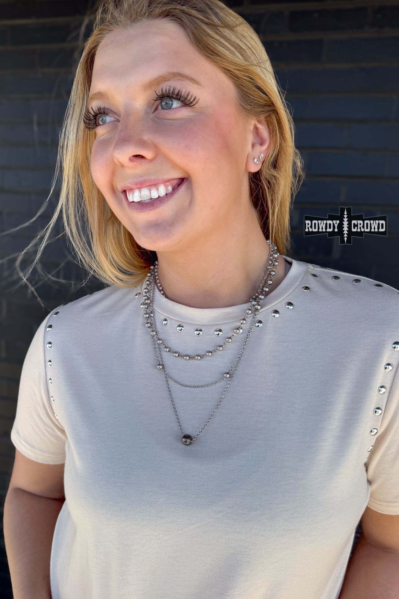 DS Silver Filly Necklace by Rowdy Crowd Clothing - product image 2