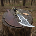Handmade Norse Rune Dragon Recurve Bowie Knife – Collector Piece