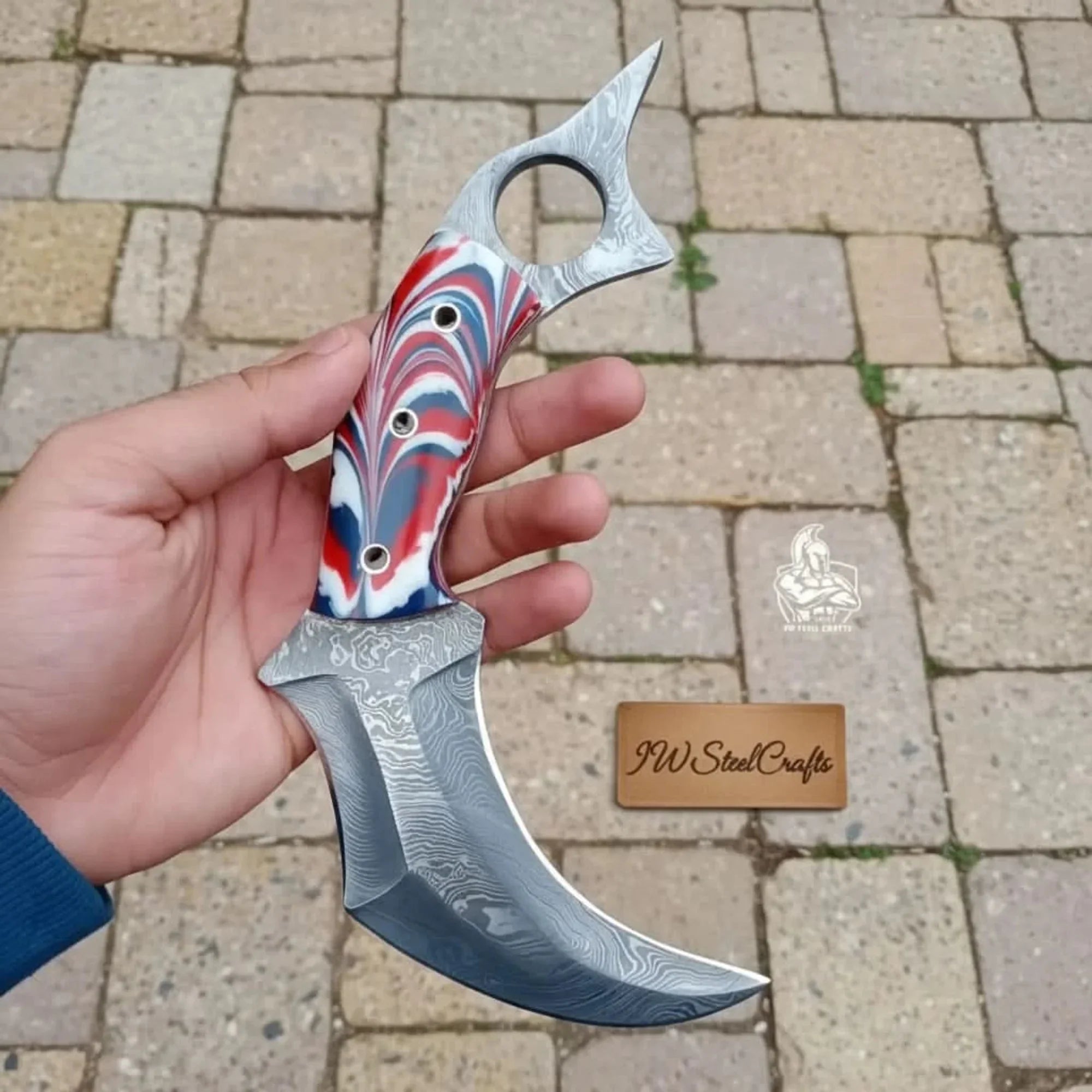 Custom Hand Forged Du Hoc Karambit Knife