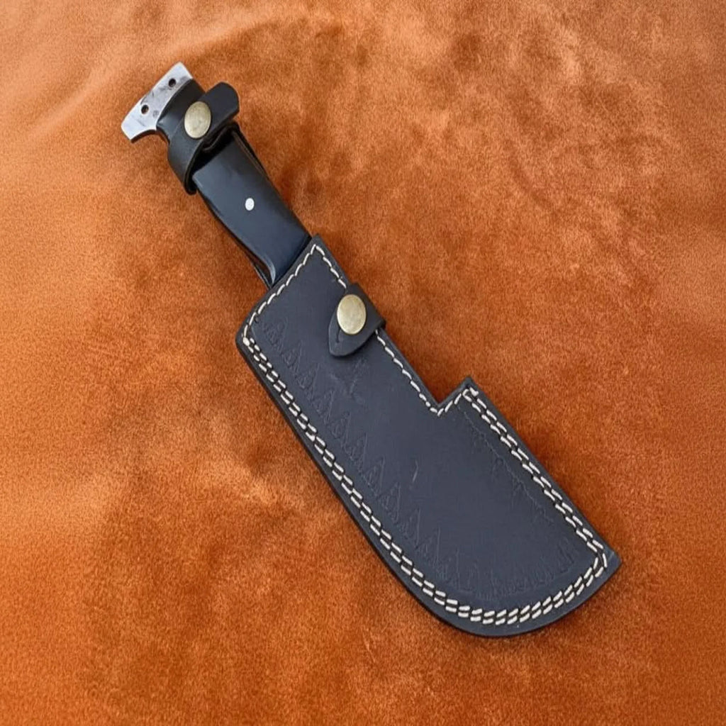 Hunting Knife Hunting 10.50" Tanto Style Knife with Buffalo Horn Handle with Sheath