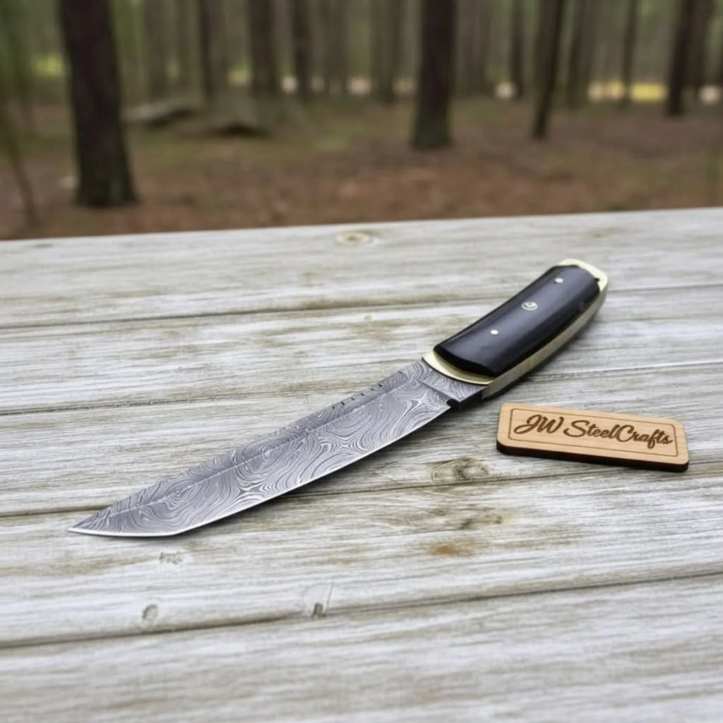Custom tactical Tanto knife, damascus knife, Tanto