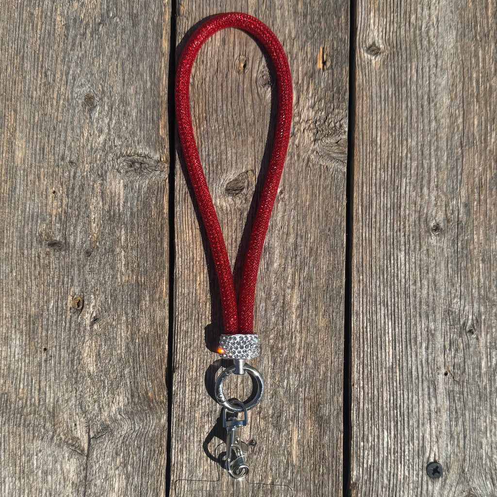 Red Rhinestone Cell Phone Wristlet #CPW100 — view 2