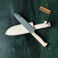 Drop Point Hunting Knife Micarta Handle Fixed Blade 13 Inch Overall
