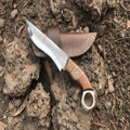 Custom Handmade Stainless Steel hunting knife  leather sheath BM-0096