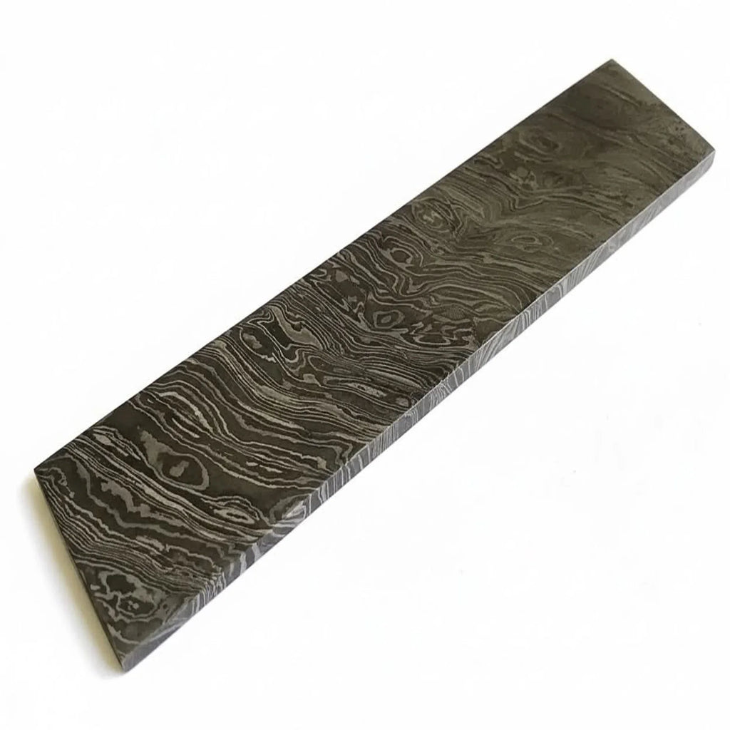 Homestead Firestorm Damascus Bar 8" Billet Bar Blank for Custom Knife Making