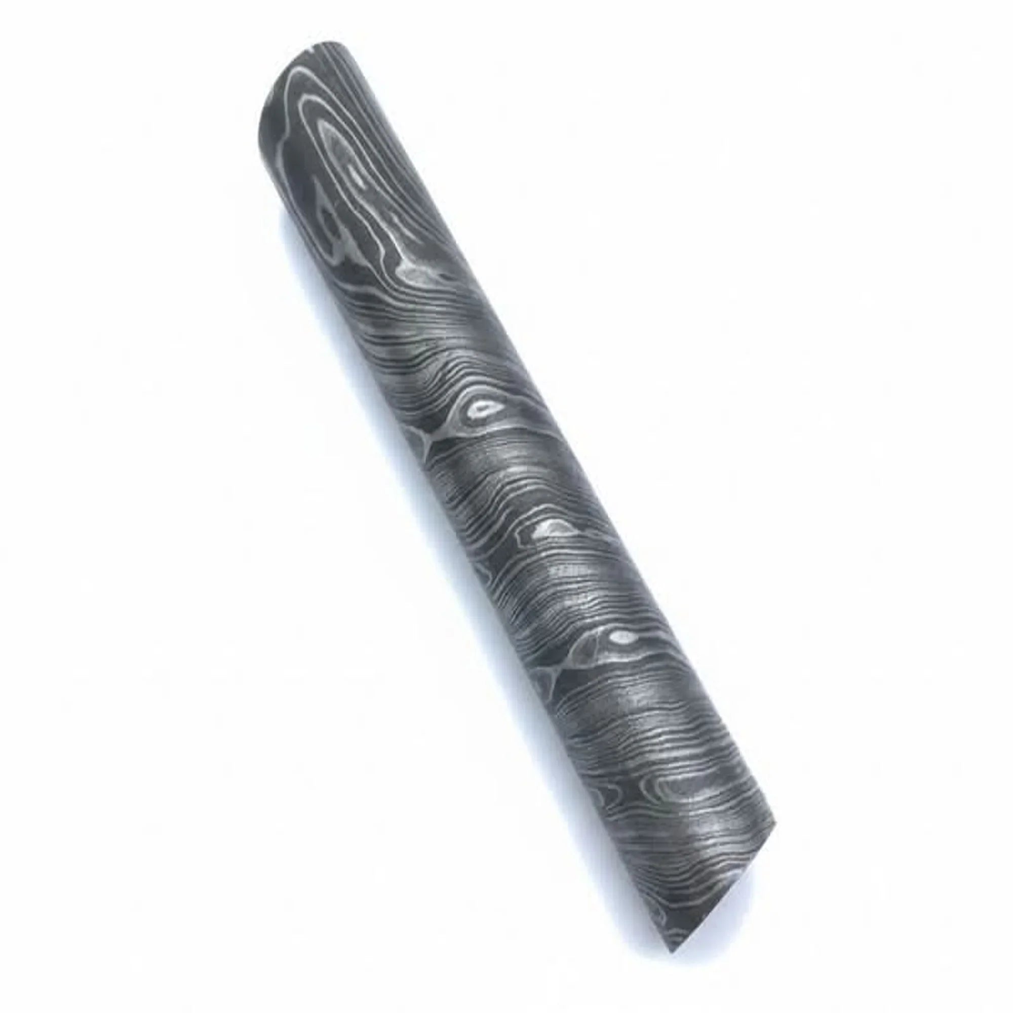 5.5 Inch Damascus Steel Rod 25.5 mm Round Bar for Ring Making