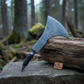 Custom Handmade Damascus Steel Tomhawk  Viking Axe Head 10" long