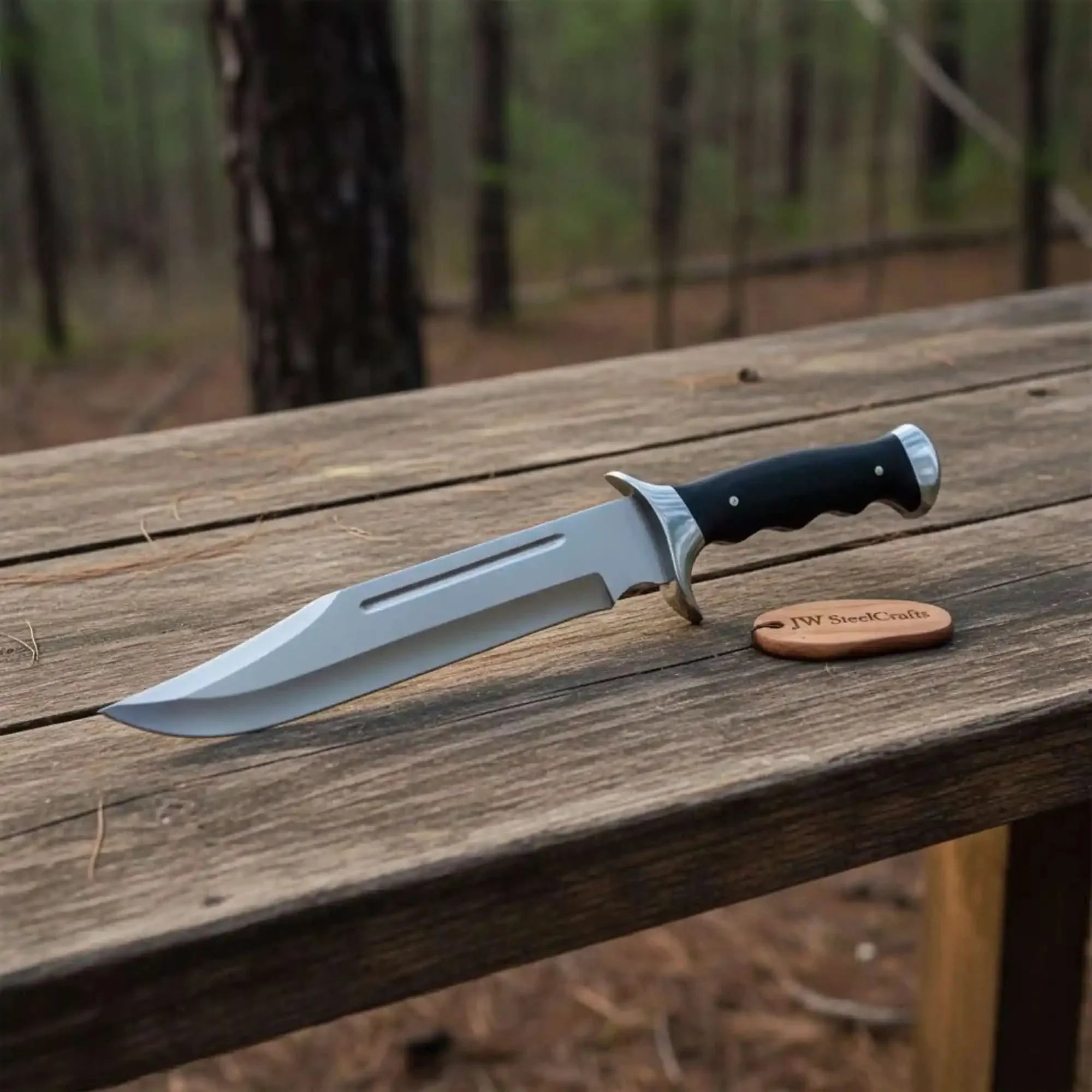Sheffield Clip Point Bowie Knife D2 Steel Fixed Blade | JW SteelCrafts