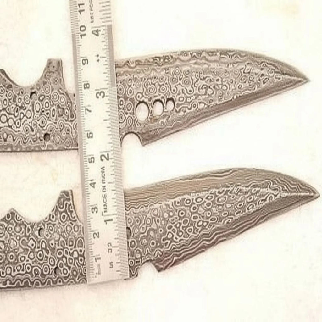 Handmade Damascus Steel Hunting Knives Fixed Blank Blades / Knife Making Material DK-0120