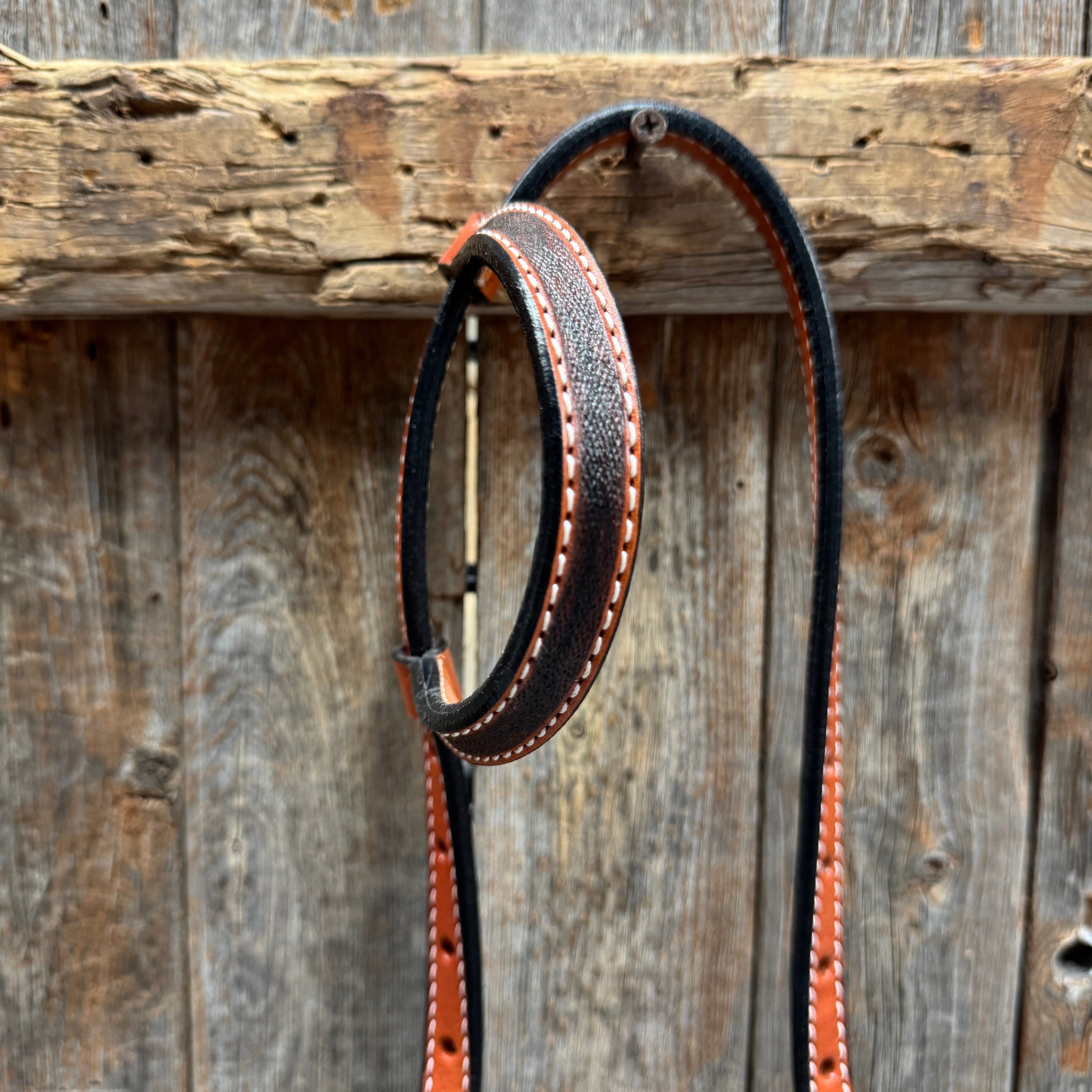 Zebra and Copper Fleur De Lis Browband/One Ear Tack Set #BBBC494 — view 6
