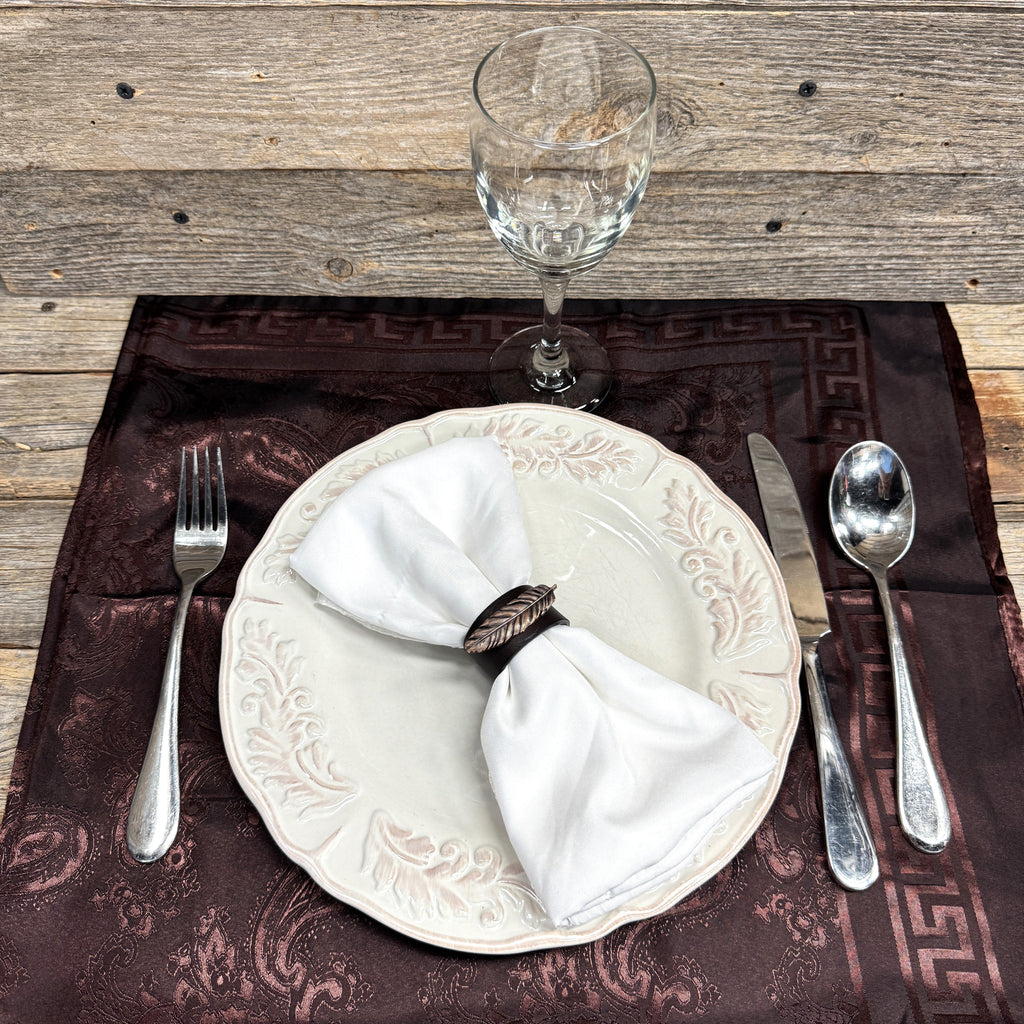Copper Feather Western Concho Napkin Ring #CNR109