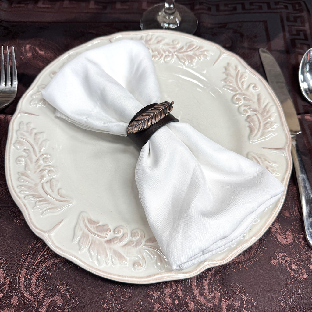 Copper Feather Western Concho Napkin Ring #CNR109 — view 3