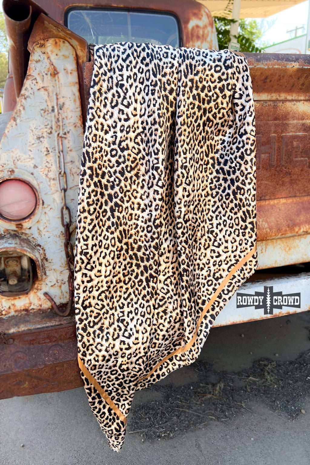 DS Liberty Leopard Wild Rag/ Scarf by Rowdy Crowd Clothing