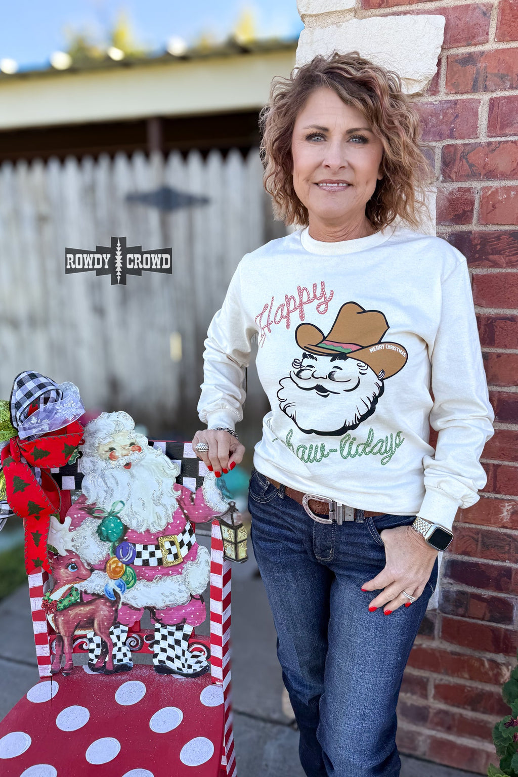DS Yee-Hawlidays Long Sleeve by Rowdy Crowd Clothing