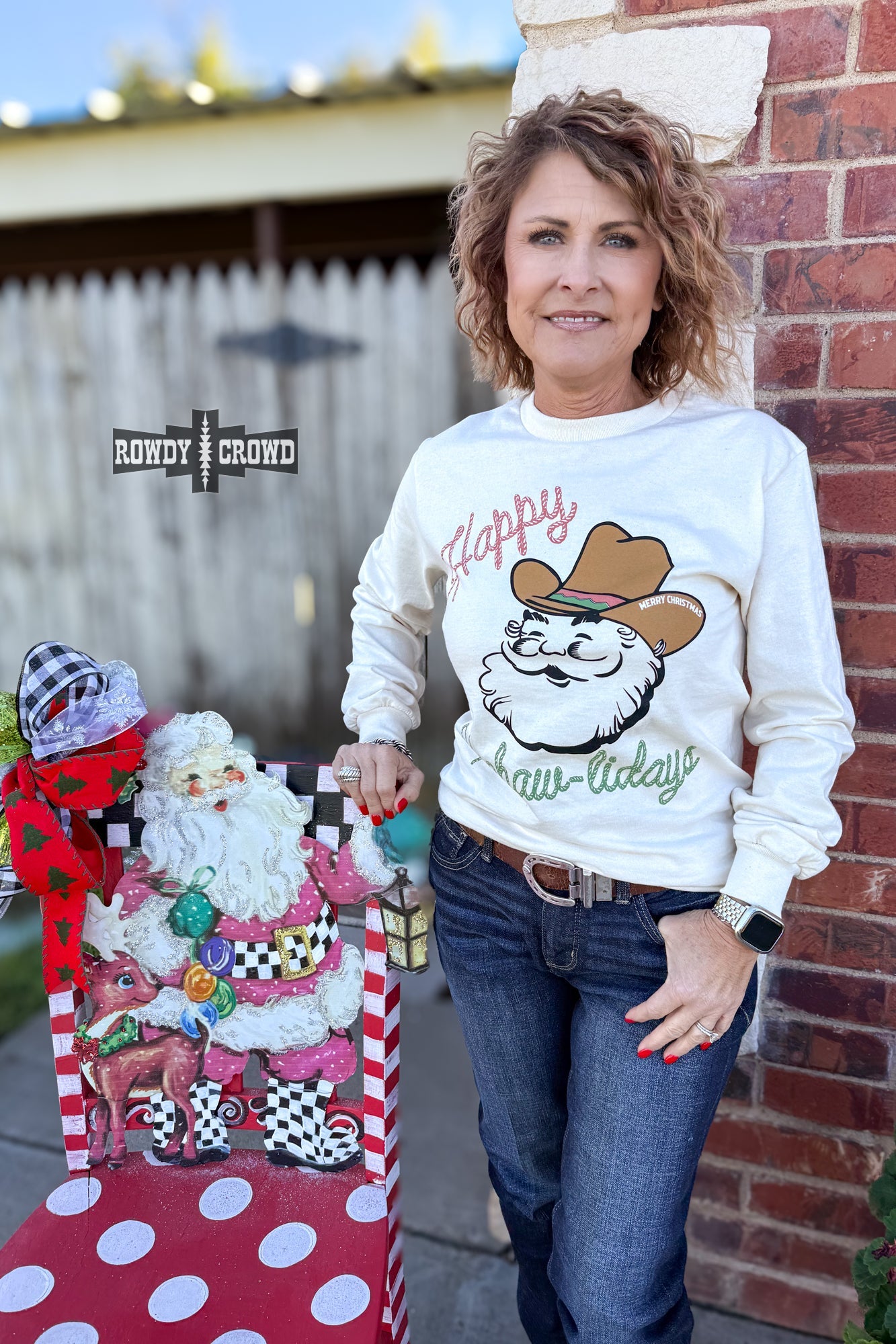 DS Yee-Hawlidays Long Sleeve by Rowdy Crowd Clothing