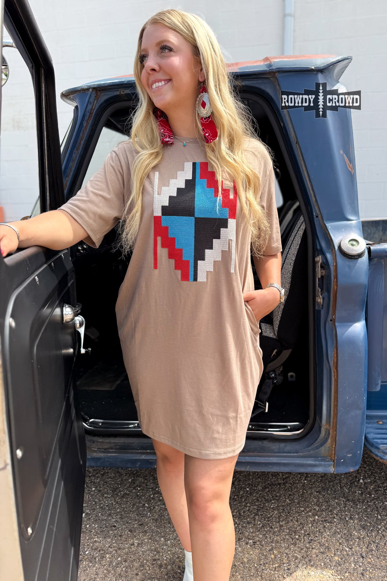DS Alamosa Aztec Dress by Rowdy Crowd Clothing - product image 8