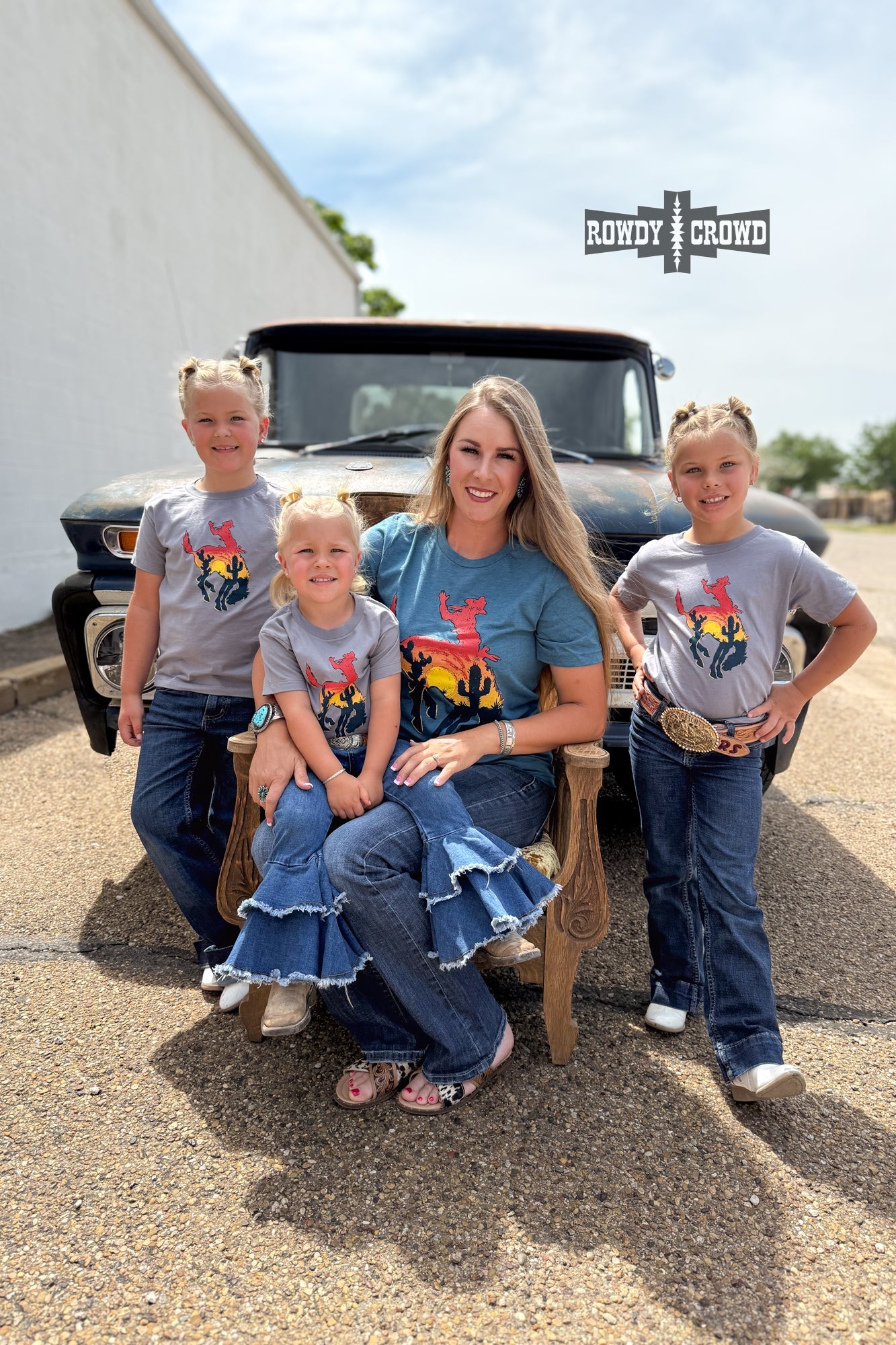DS KIDS Bowie Bronc Tee by Rowdy Crowd Clothing - product image 2