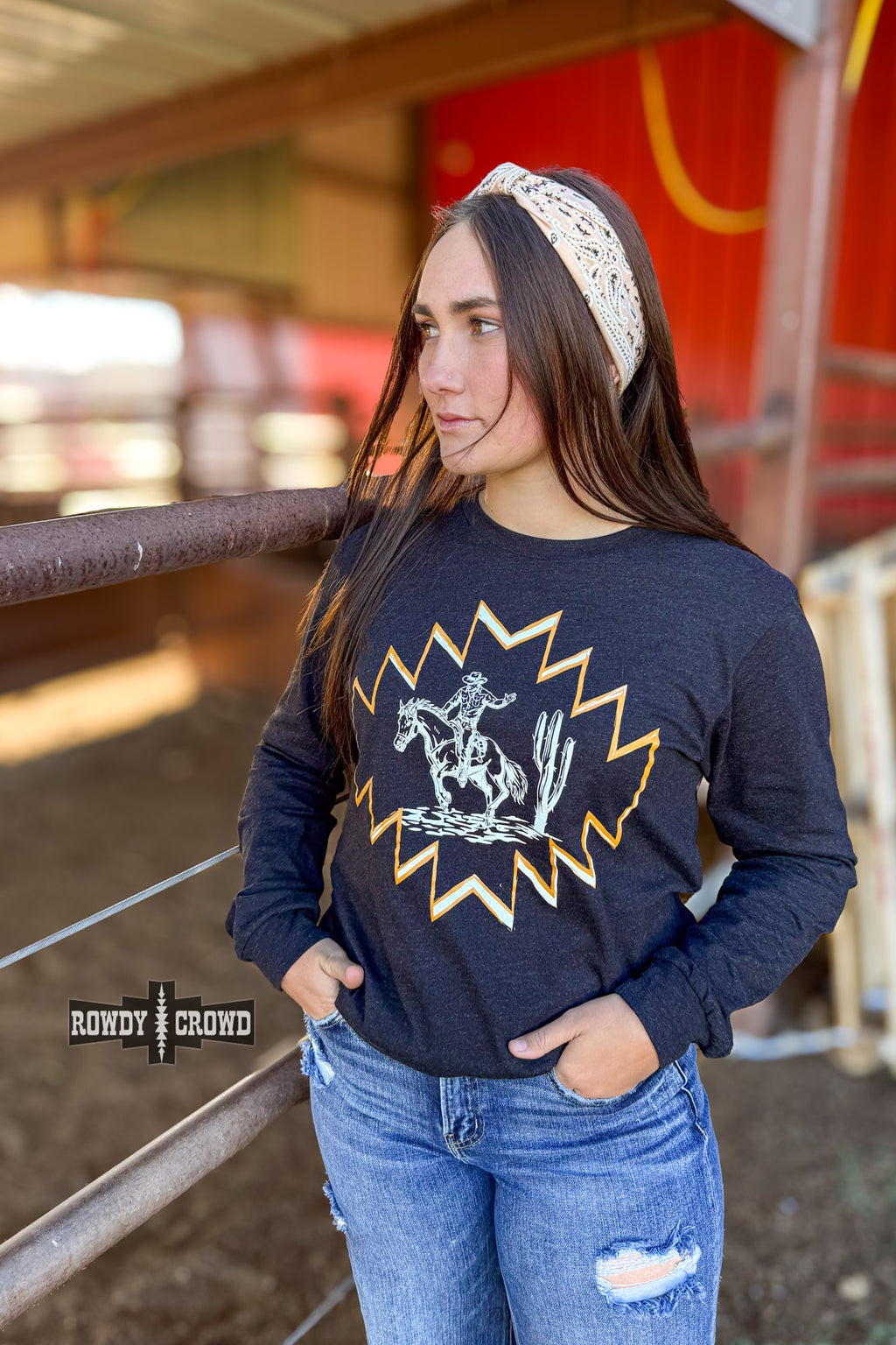 DS Saguaro Drifter Long Sleeve by Rowdy Crowd Clothing - product image 2