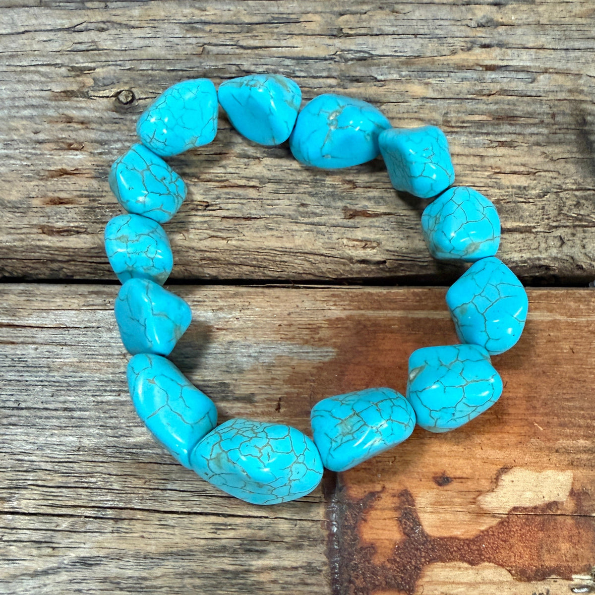 Chunky Fashion Turquoise Bracelet