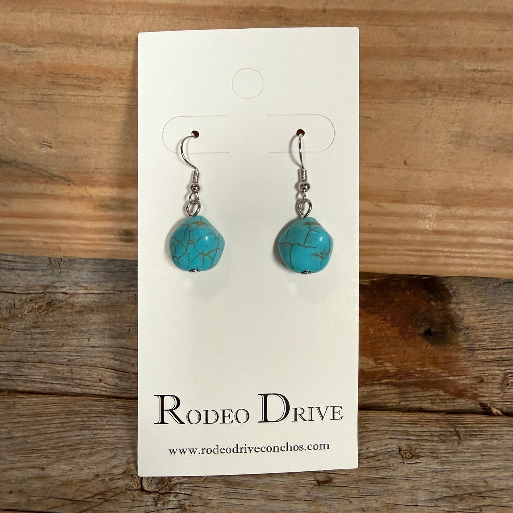 Chunky Fashion Turquoise Earrings