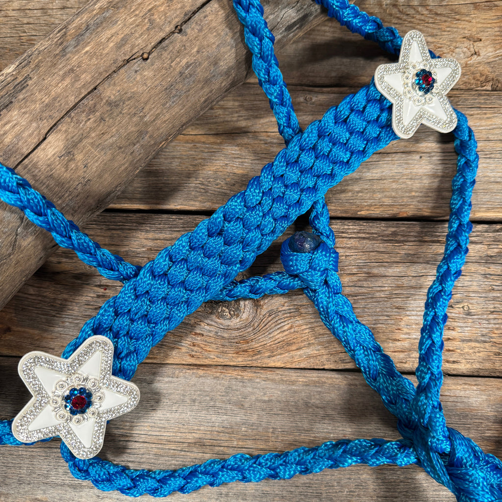 Blue Mule Tape Halter - White Star #MT259 — view 2