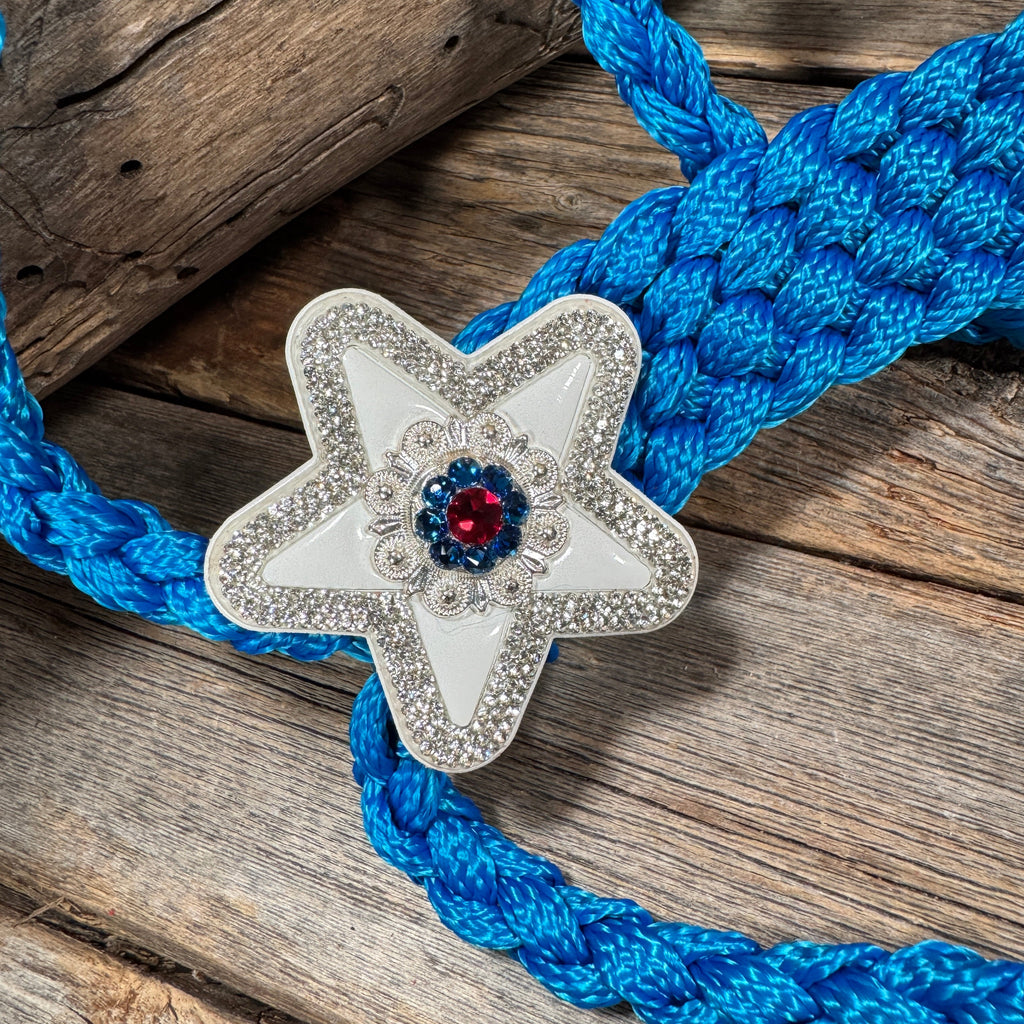 Blue Mule Tape Halter - White Star #MT259 — view 3