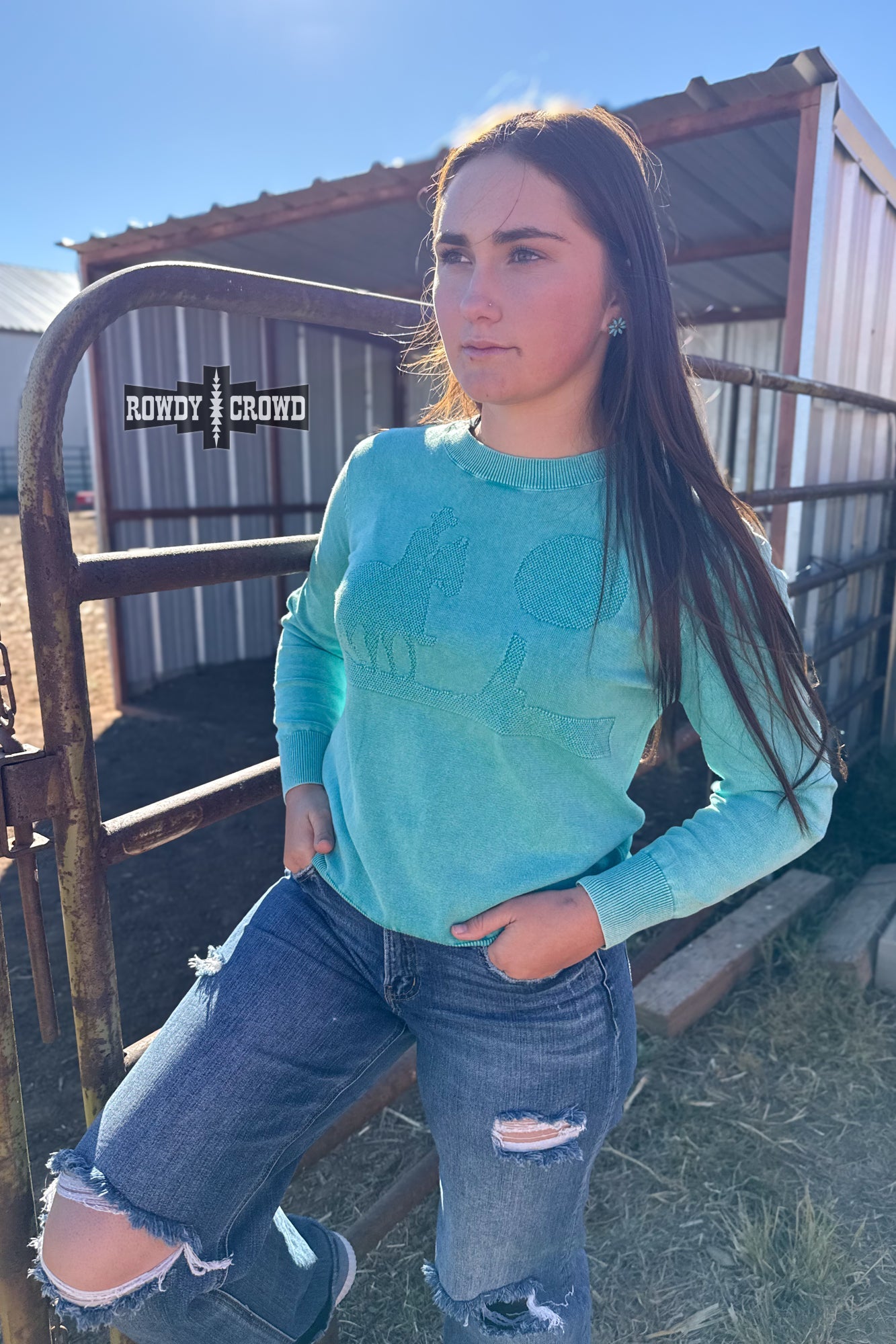 DS Like a Cowboy Sweater by Rowdy Crowd Clothing - product image 5
